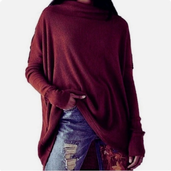 Free People Tops - Free People Juicy Long Sleeve Tunic Top NWT